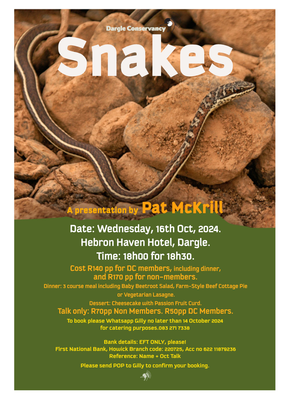 16 oct dargle snake talk