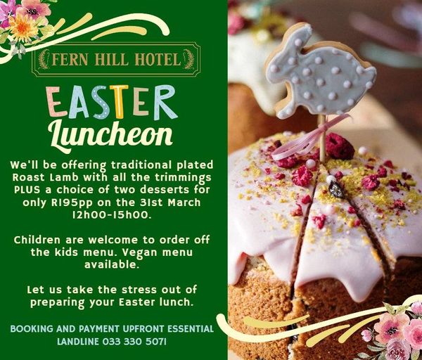 31 march howick easter lunch