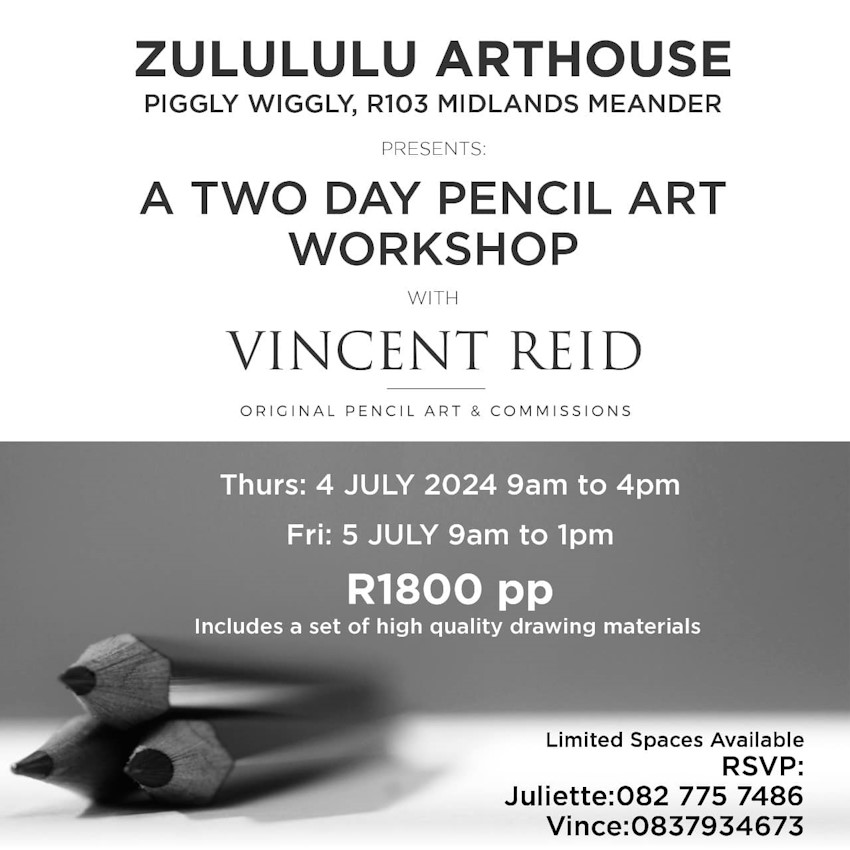 5 july pencil art workshop
