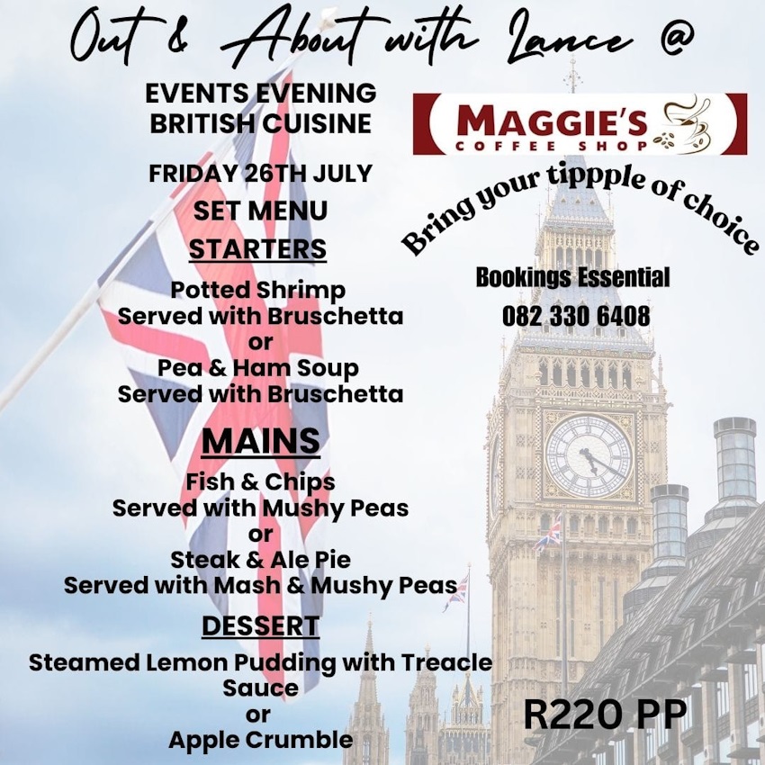 maggies with lance bristish meal