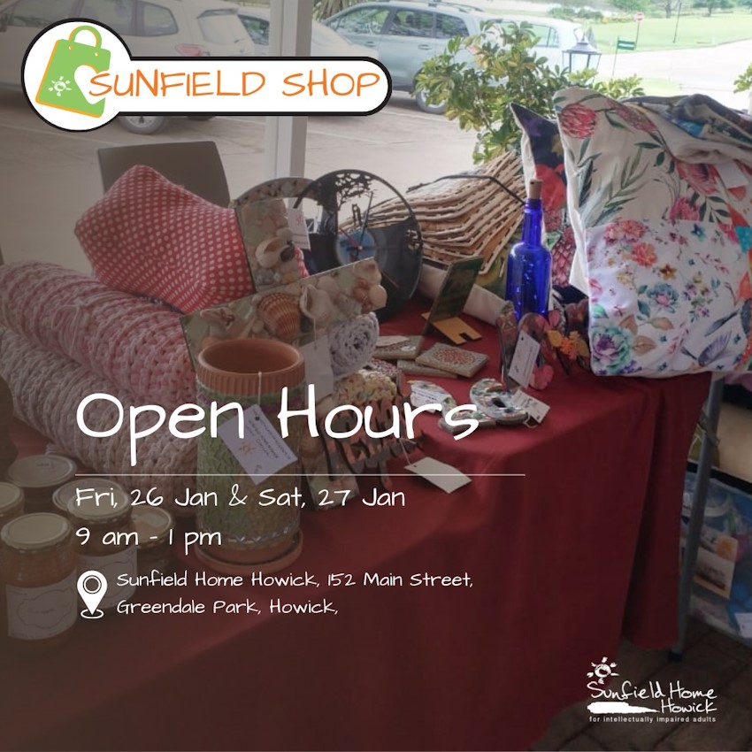 sunfield jan 2024 open hours