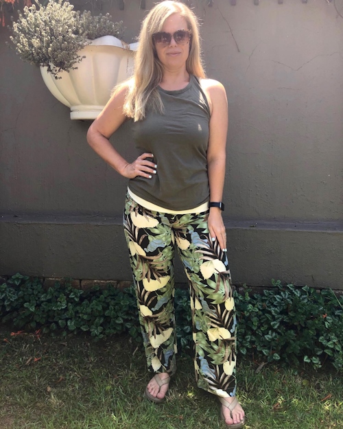 woodland fold over pants by mushka