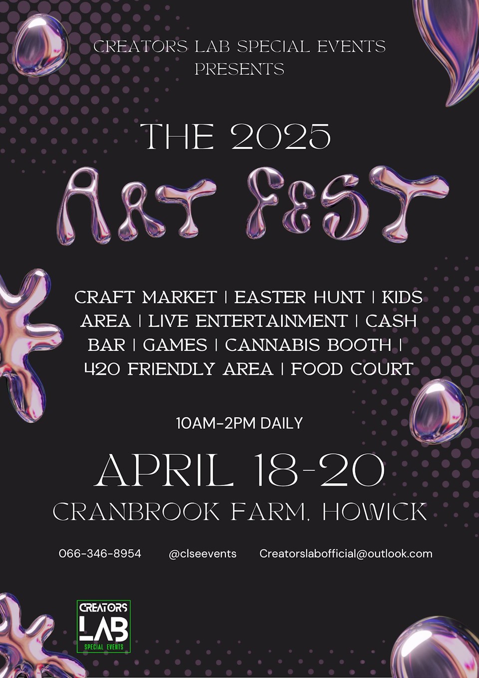 2025 art fest cranbrook farm 18 20 april