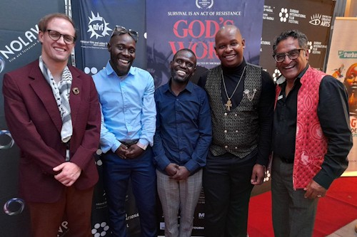 Gods Work red carpet post screening