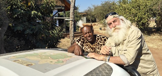 Richard Mabanga and Kingsley Holgate