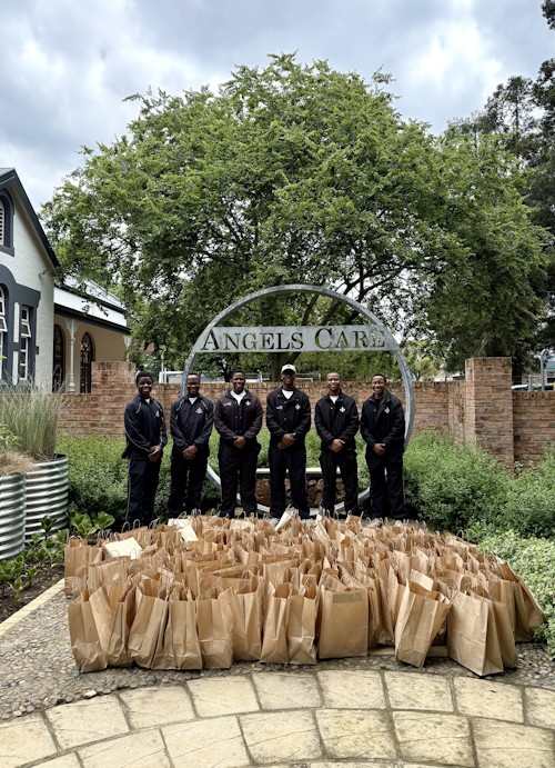 angels care donation from hilton college