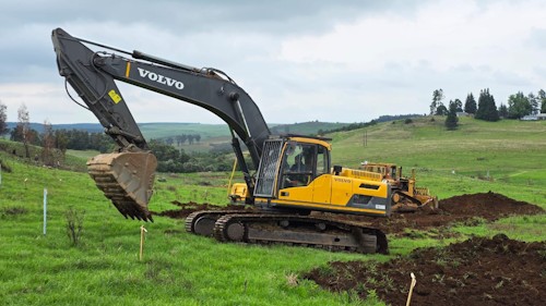 breaking ground for brahman hills labrynth