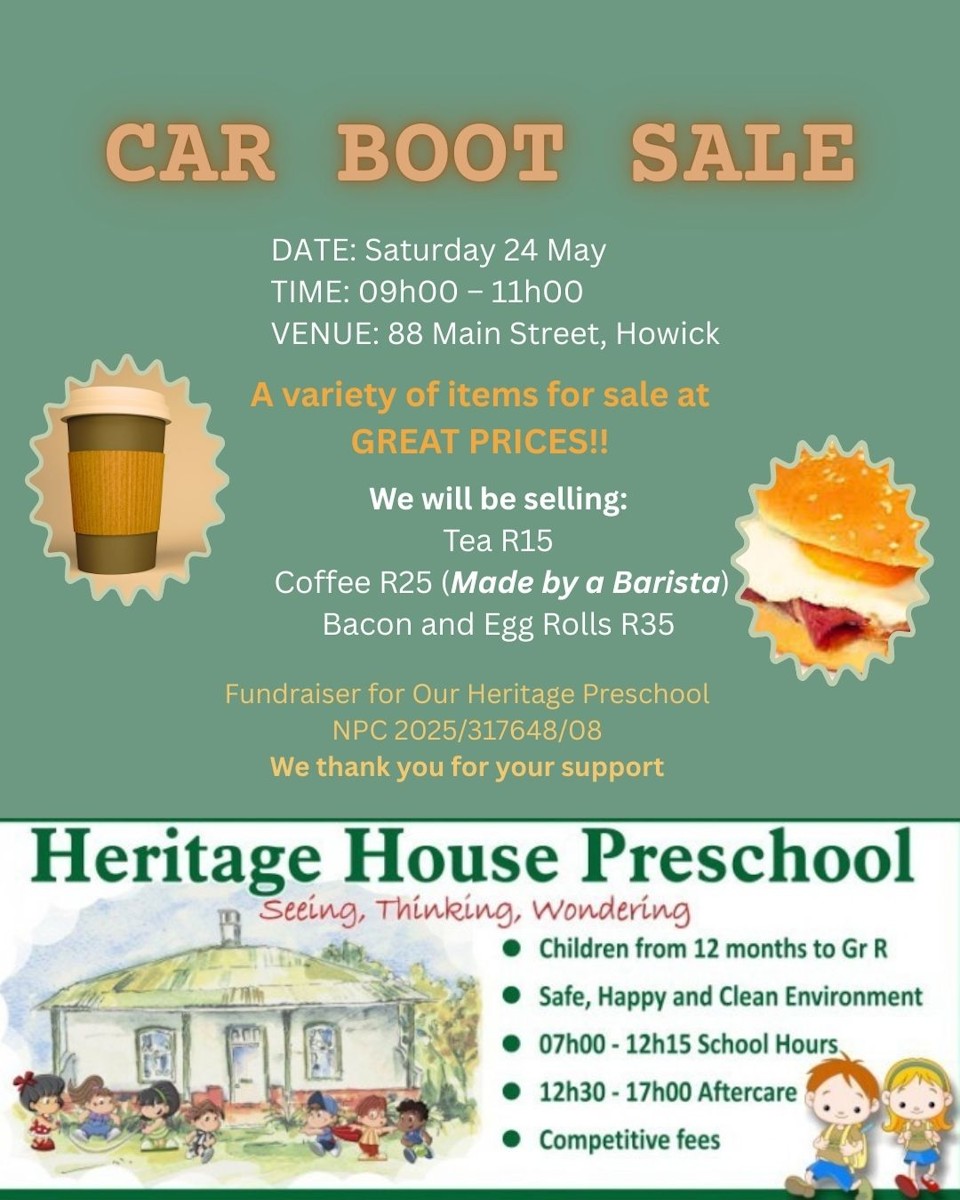heritage house car boot sale