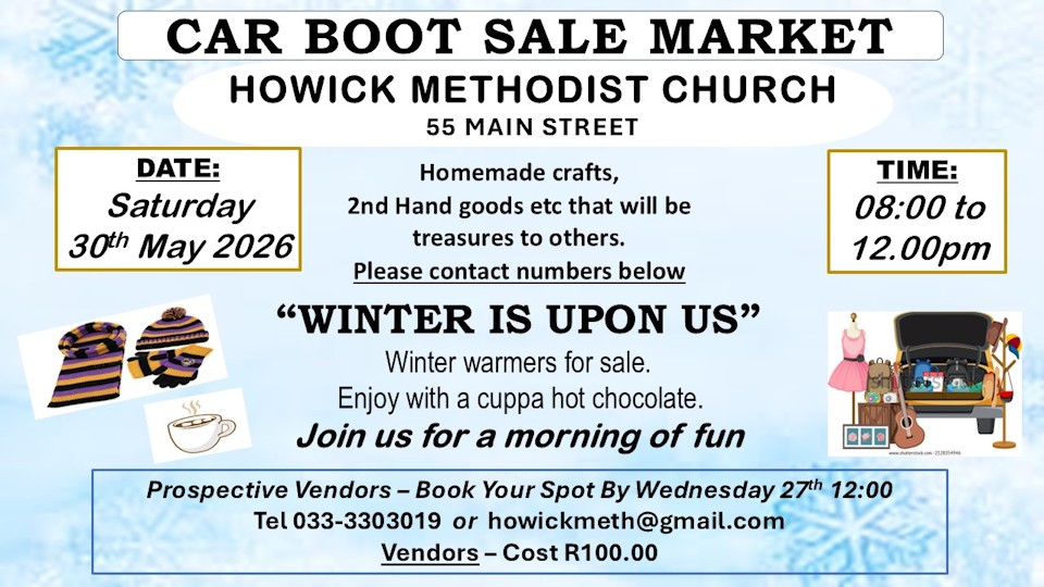30 may market church howick main road