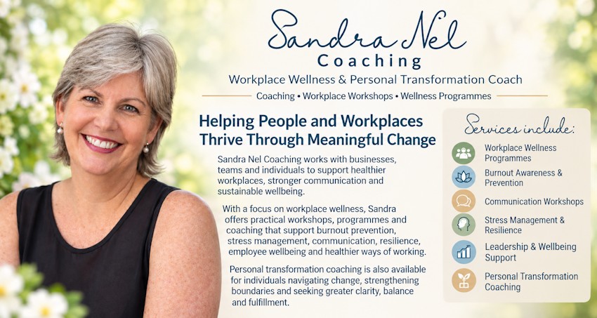 Sandra Nel Coaching Wellness Banner