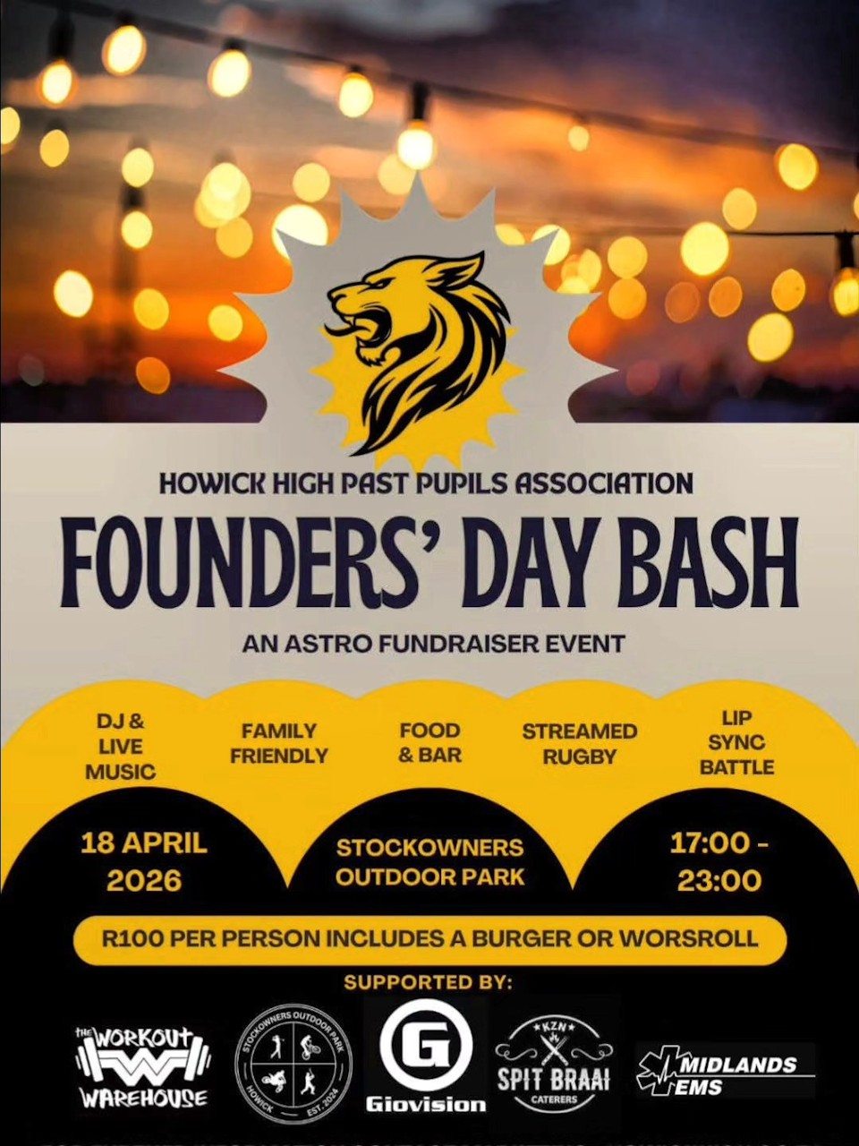 howick high founders day bash