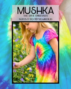 mushka tie dye dress