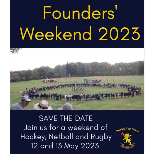 12 may howick high founder weekend