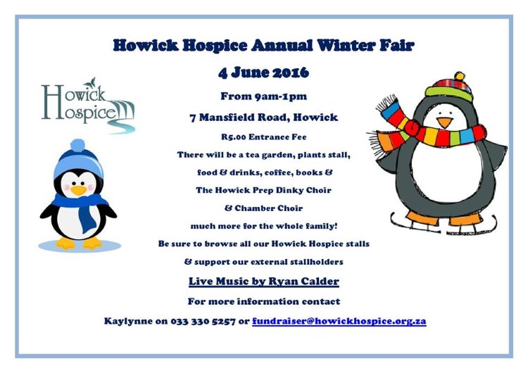 howick hospice annual winter fair 2016