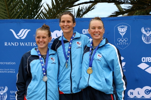 Womens 10km podium