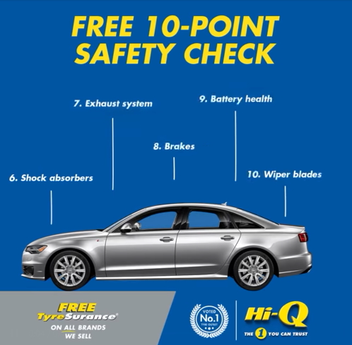 free 10 point tyre check 2