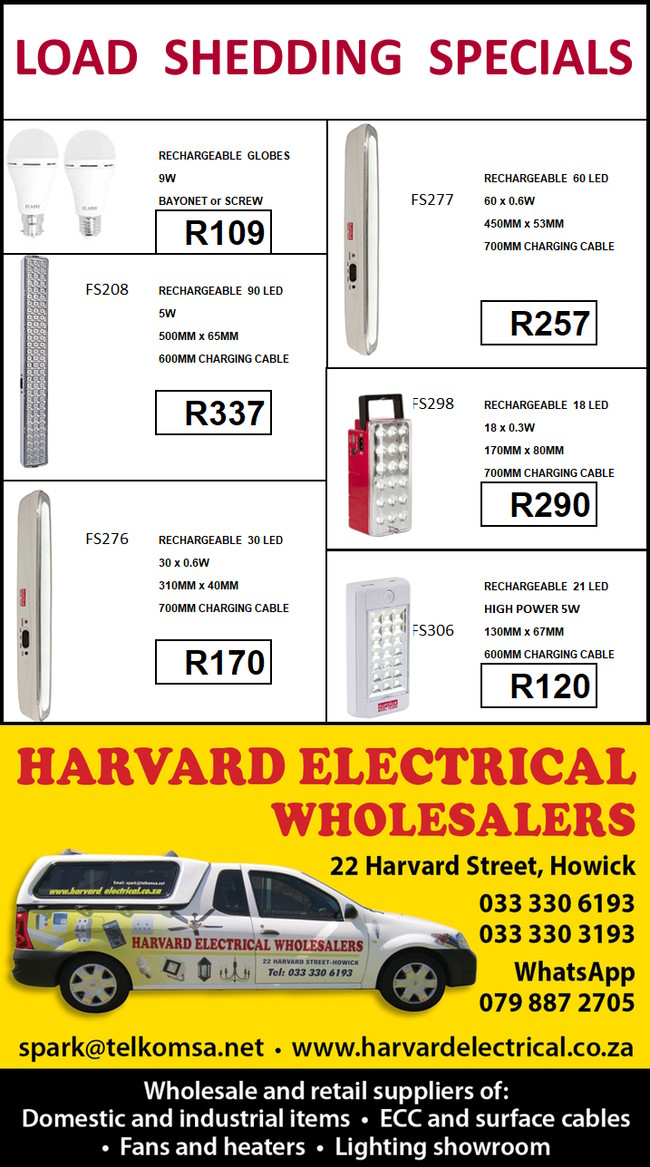 HARVARD FEB LOAD SHEDDING SPECIALS