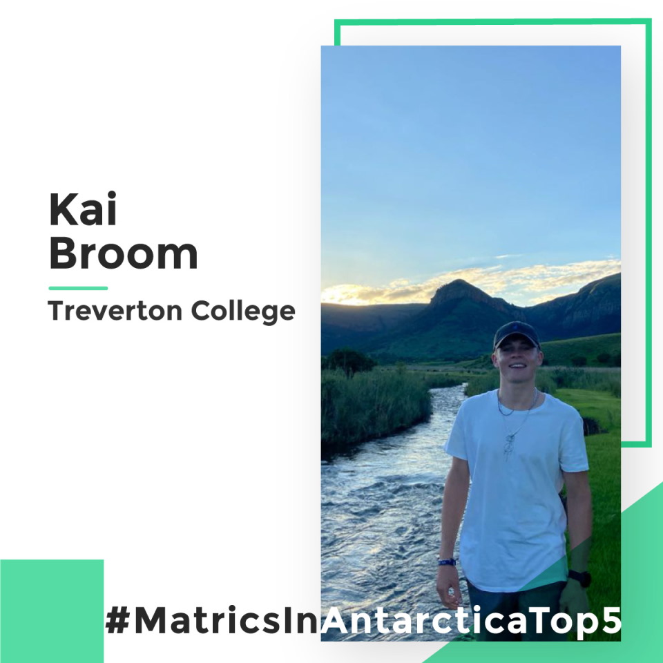 Kai Broom Treverton College Matrics In Antartica