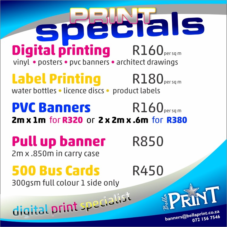 Bella Print Specials 750