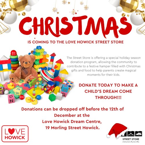 love howick street store dec 2023